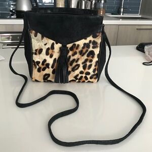 Vintage Leopard skin purse